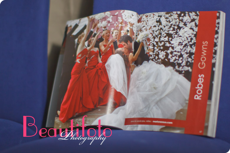 Beautifoto shot featured inside the Marions Nous Magazine under the robes / gowns section
