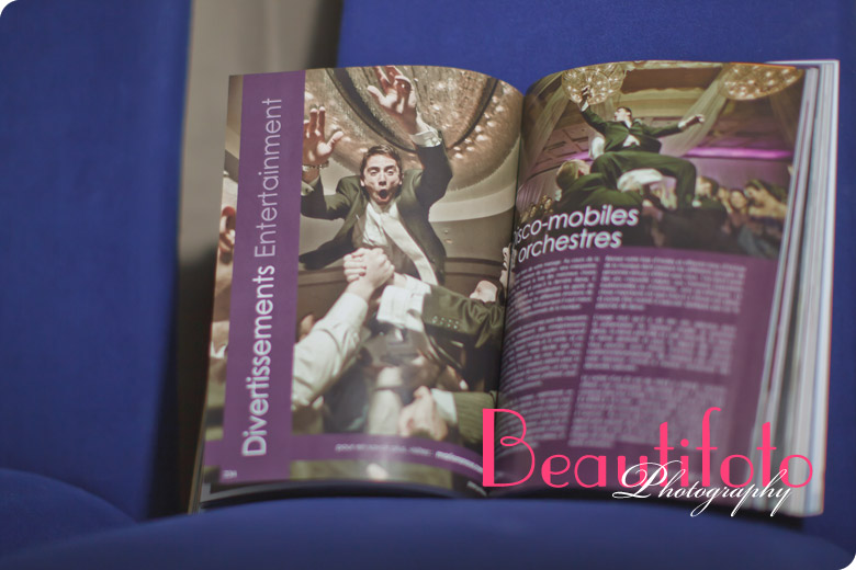 Beautifoto shot featured inside the Marions Nous Magazine under the entertainment section