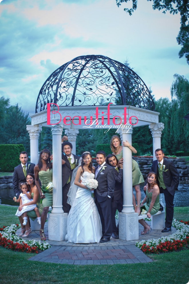 The bridal party