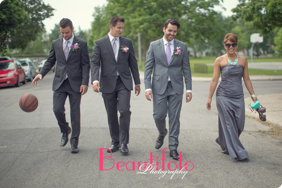 The groom and his ushers