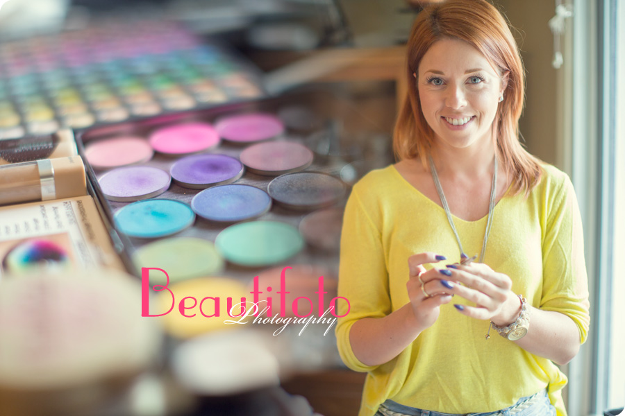 Portrait of the make up artist